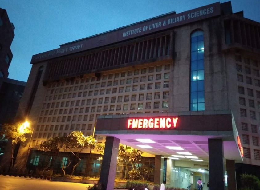 ILBS Delhi - night