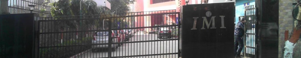 IMI Delhi - entrance
