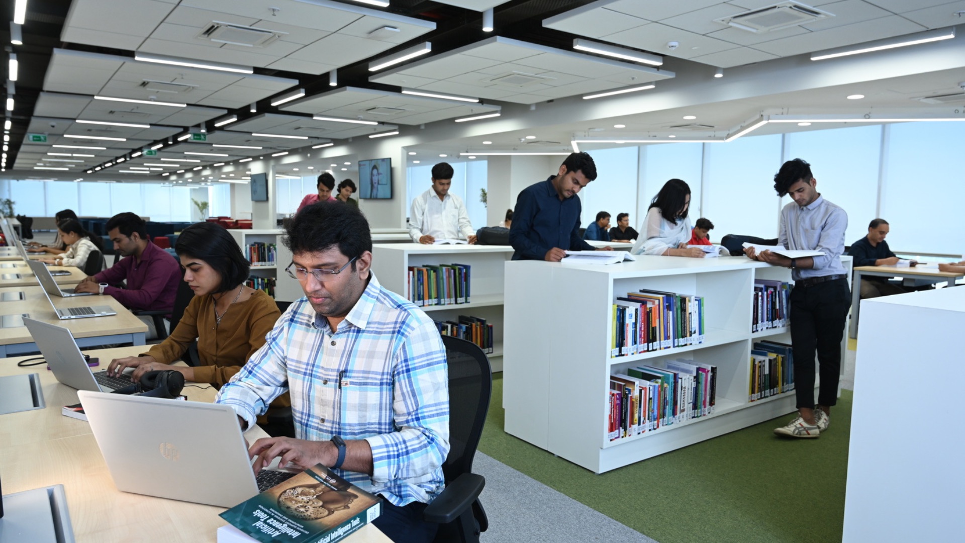 Jio Institute - library