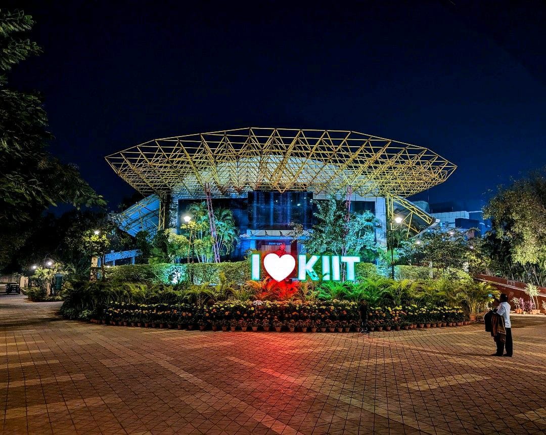 KIIT School of Management - night