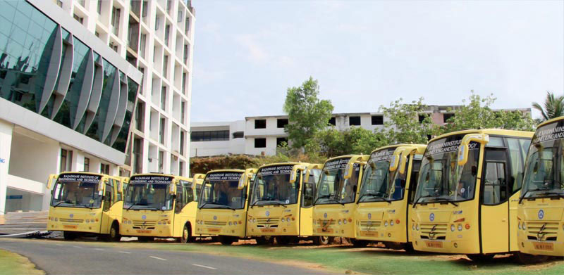 Rajadhani Institute of Engineering and Technology - transport