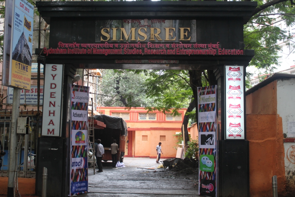 SIMSREE - Sydenham Institute of Management Studies Research and Entrepreneurship Education - entranc