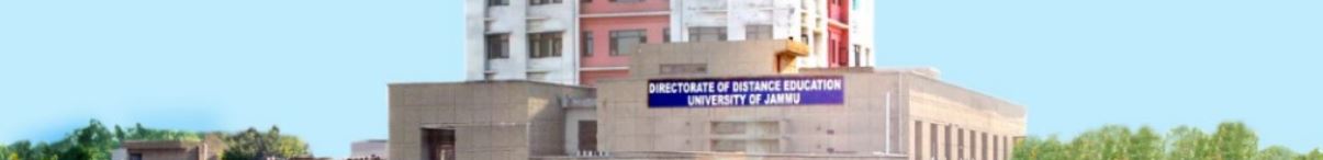 Directorate of Distance Education, University of Jammu - campus