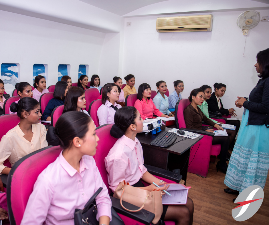 Frankfinn Institute of Air Hostess Training - classroom