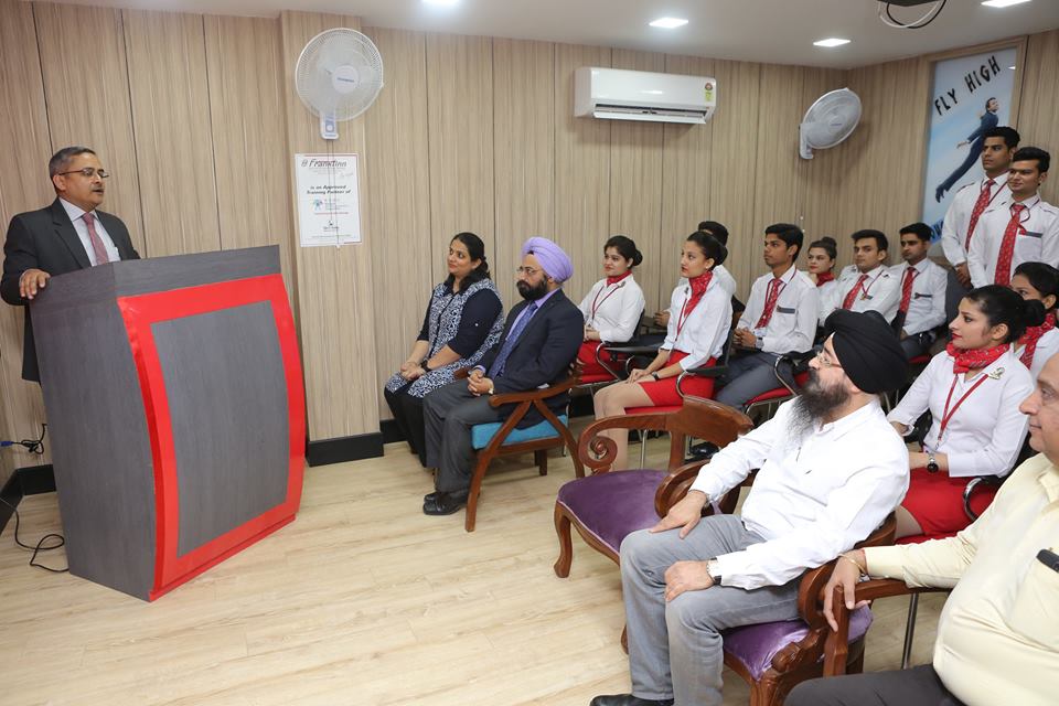 Frankfinn Institute of Air Hostess Training - classroom