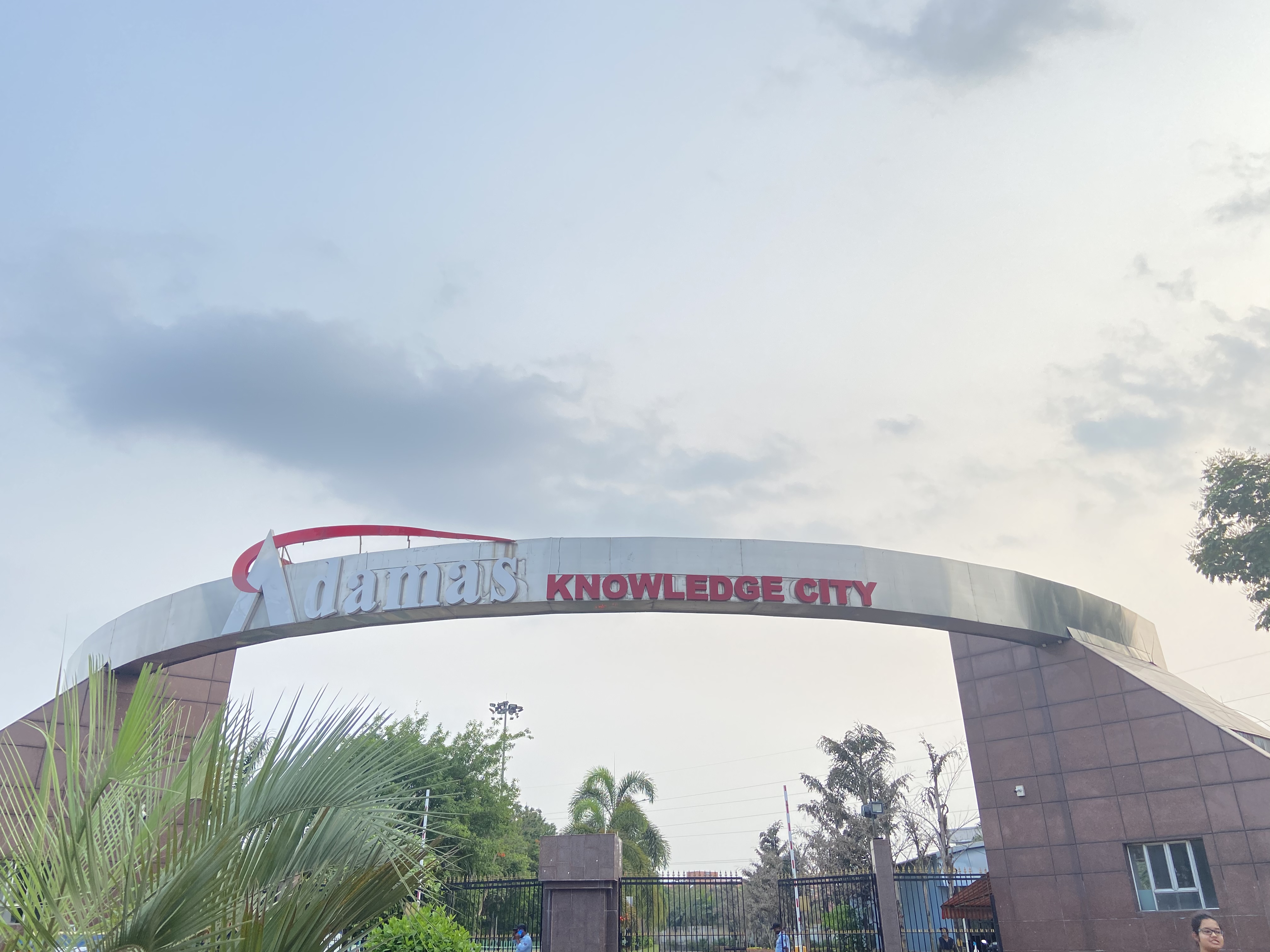 Adamas University Kolkata - entrance