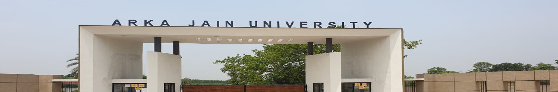 Arka Jain University - entrance
