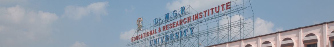 Dr MGR Educational and Research Institute - campus