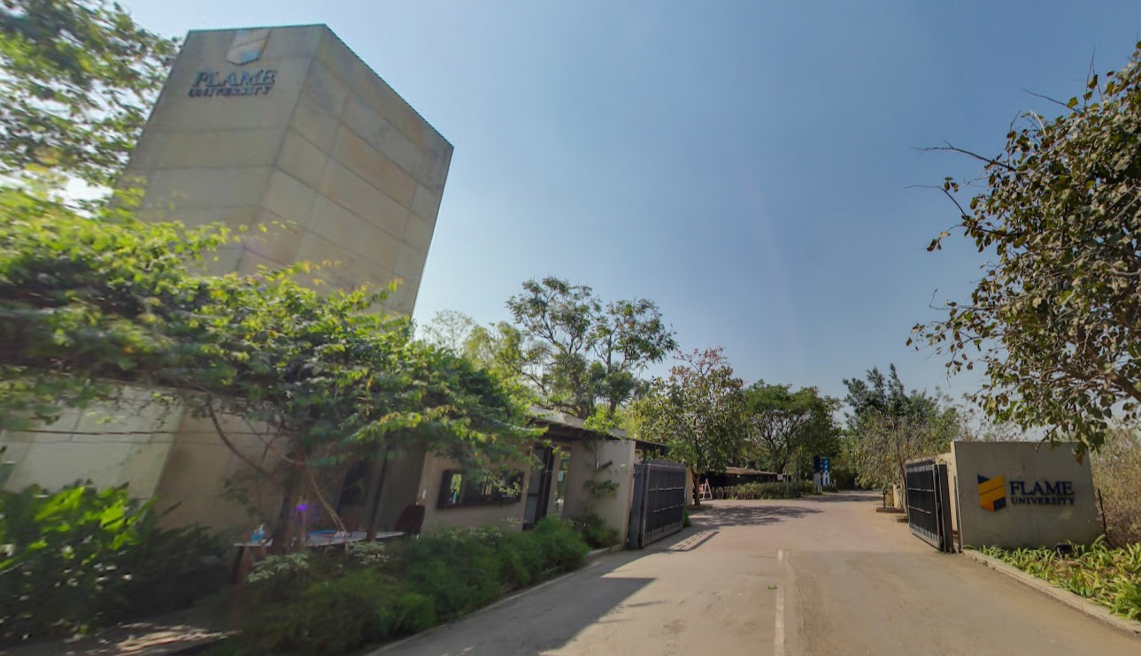 FLAME University - entrance