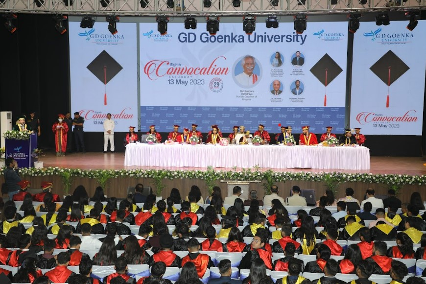 GD Goenka University - convocation