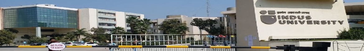 Indus University - entrance