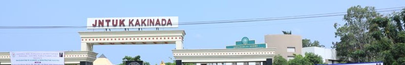 JNTU Kakinada - entrance