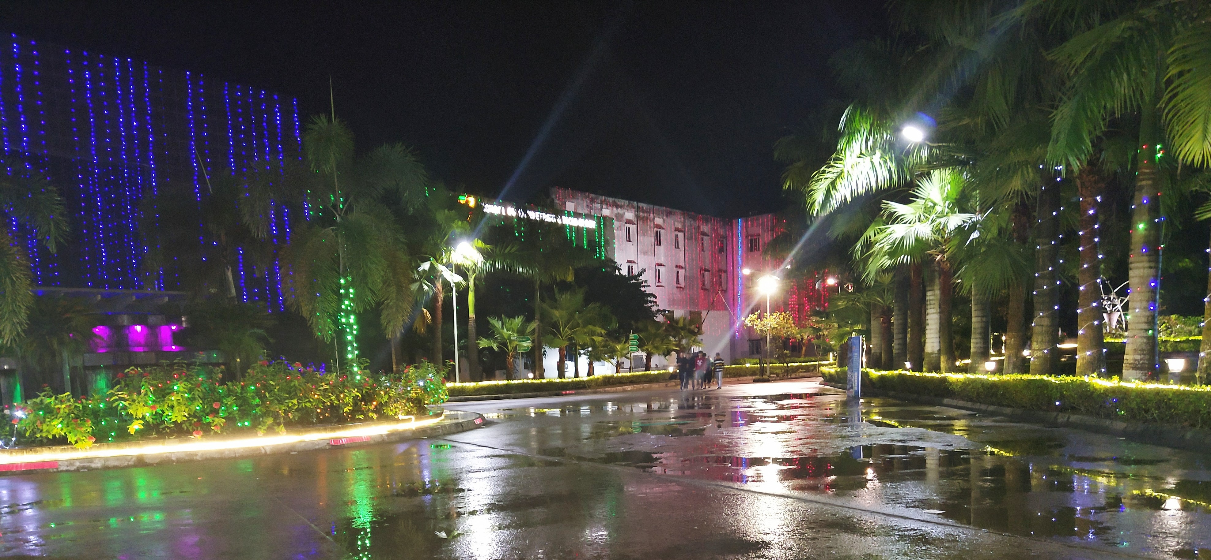 Kaziranga University - night