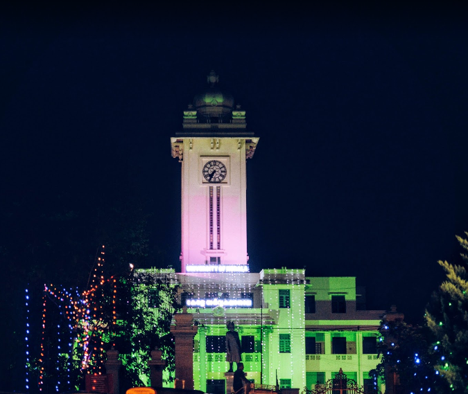 Kerala University - night