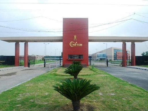NIFTEM - National Institute of Food Technology Entrepreneurship and Management - entrance