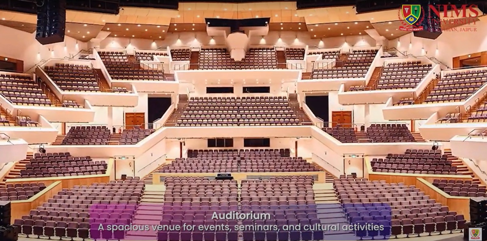 NIMS University - auditorium