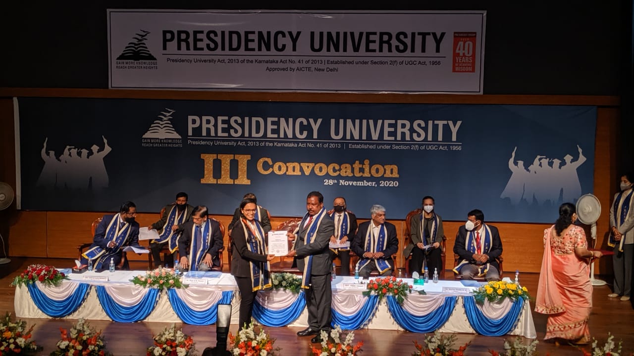 Presidency University Bangalore - convocation