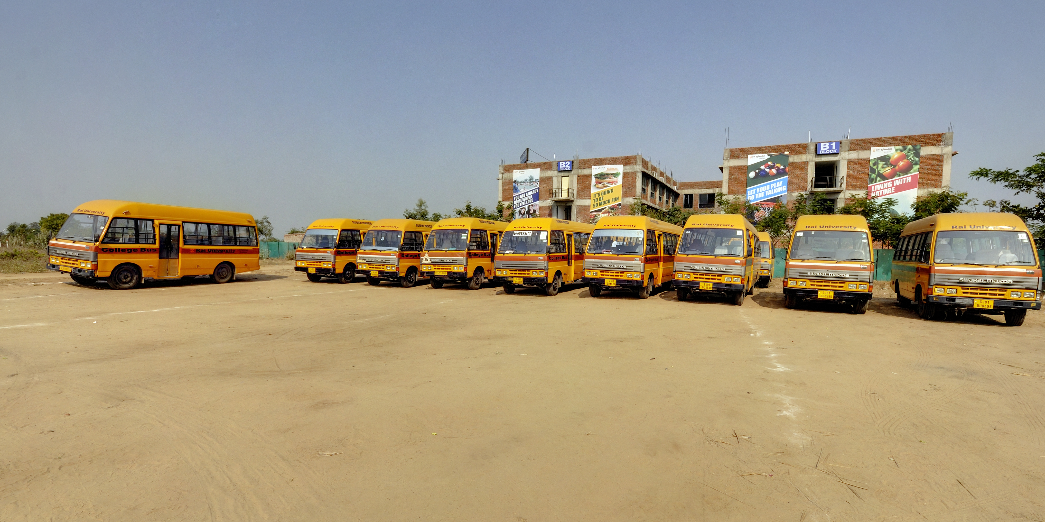 Rai University Ahmedabad - transport