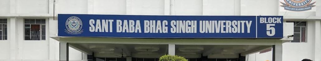 Sant Baba Bhag Singh University - campus