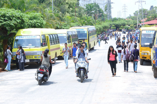 Sapthagiri NPS University - transport