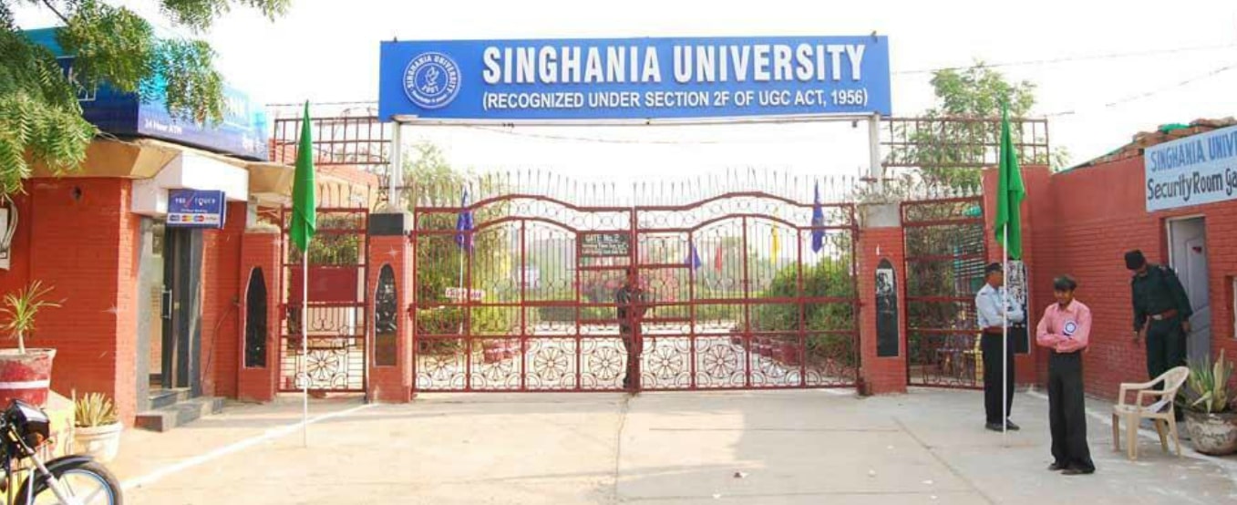 Singhania University - entrance