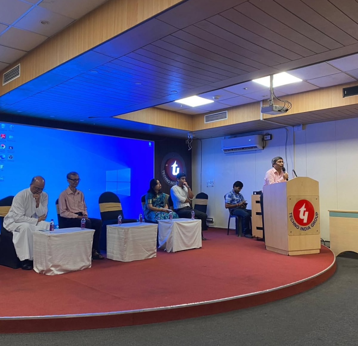 Techno India University Kolkata - auditorium