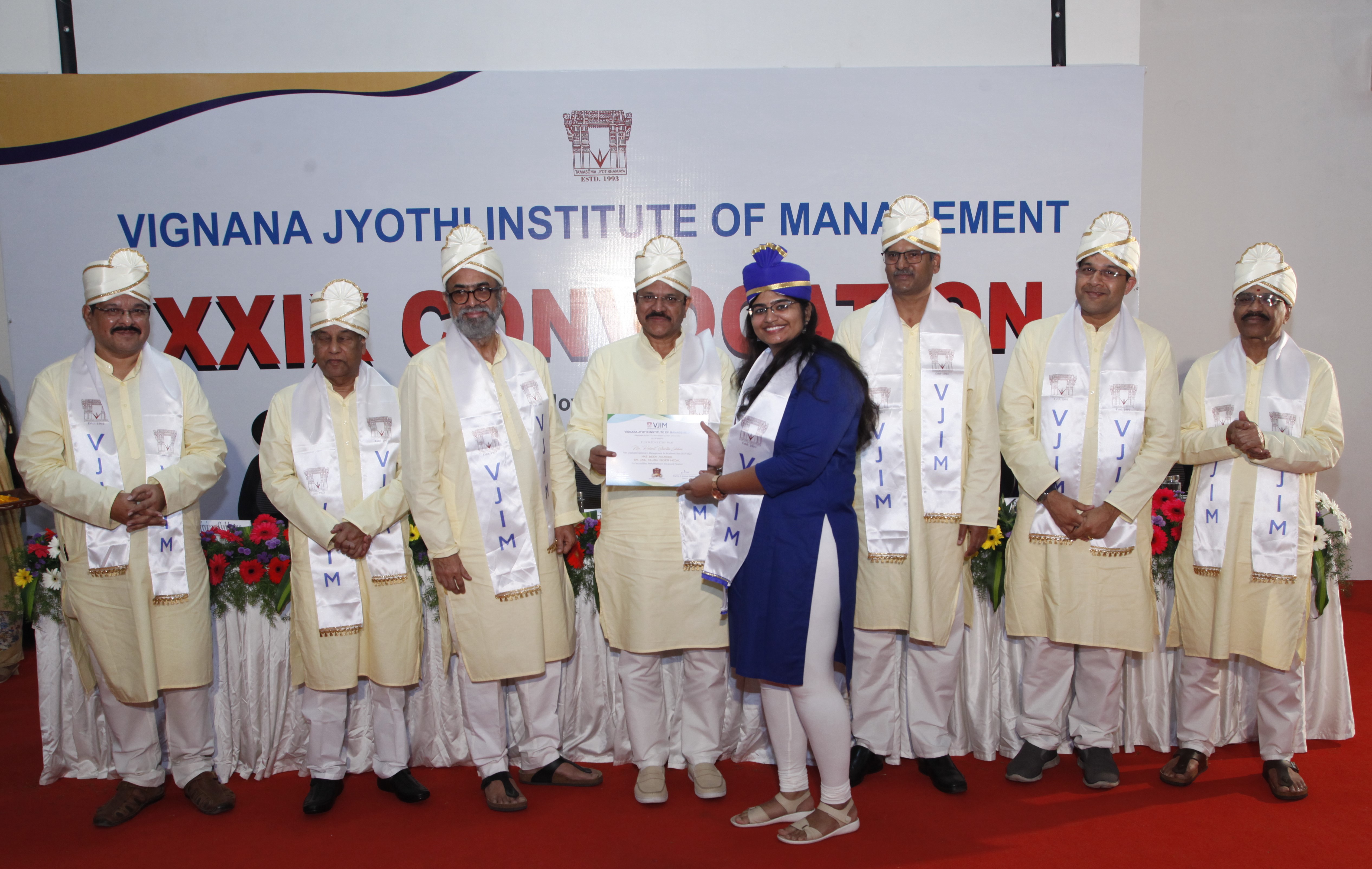 Vignana Jyothi Institute of Management - convocation