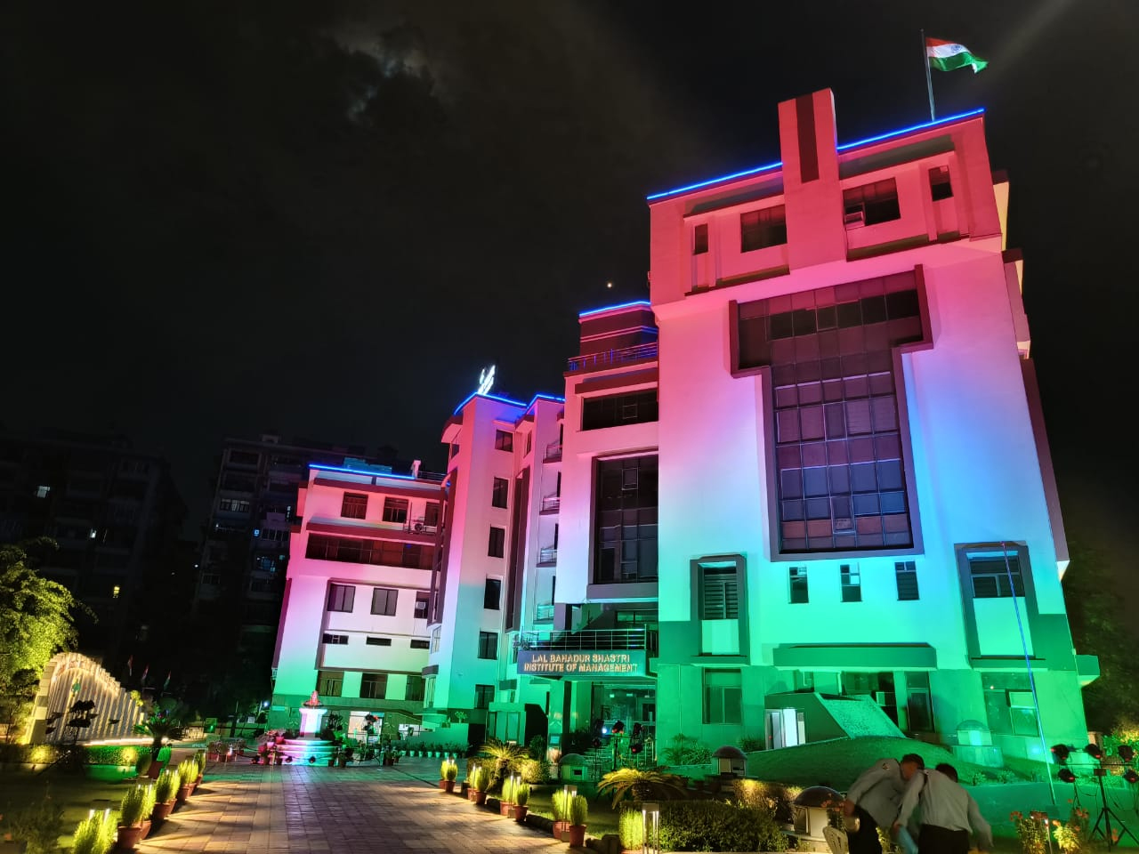 Lal Bahadur Shastri Institute of Management - night