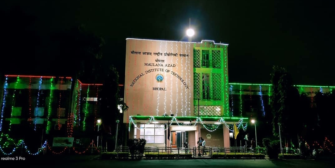 Maulana Azad National Institute of Technology  - [MANIT] - night
