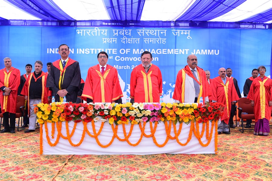 IIM Jammu - convocation