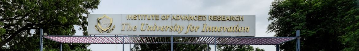 Institute of Advanced Research - [IAR] - entrance