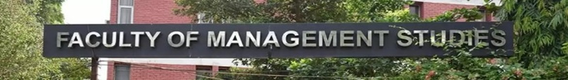 FMS Delhi Faculty of Management Studies - campus