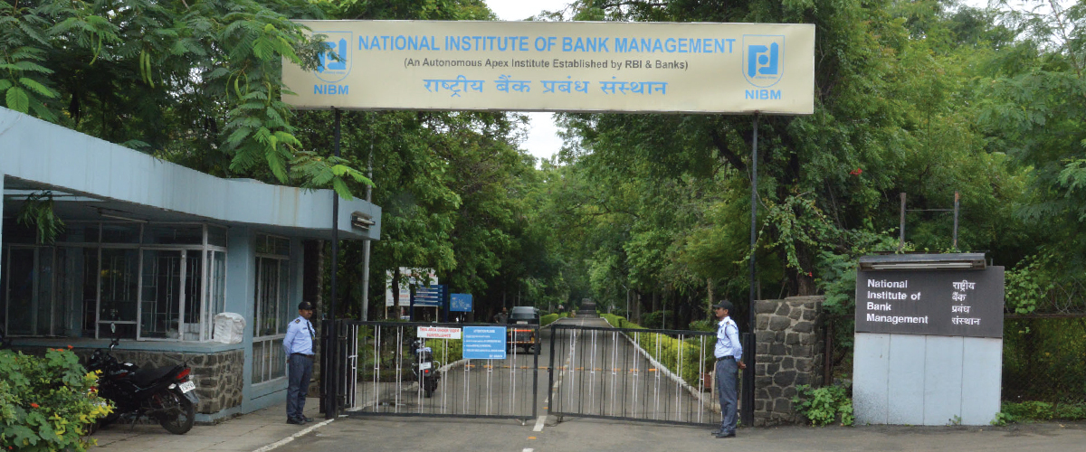 National Institute of Bank Management - entrance
