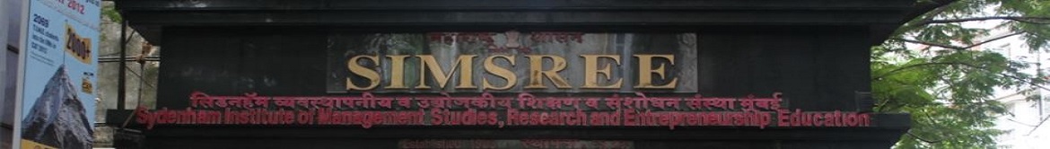 SIMSREE - Sydenham Institute of Management Studies Research and Entrepreneurship Education - entranc