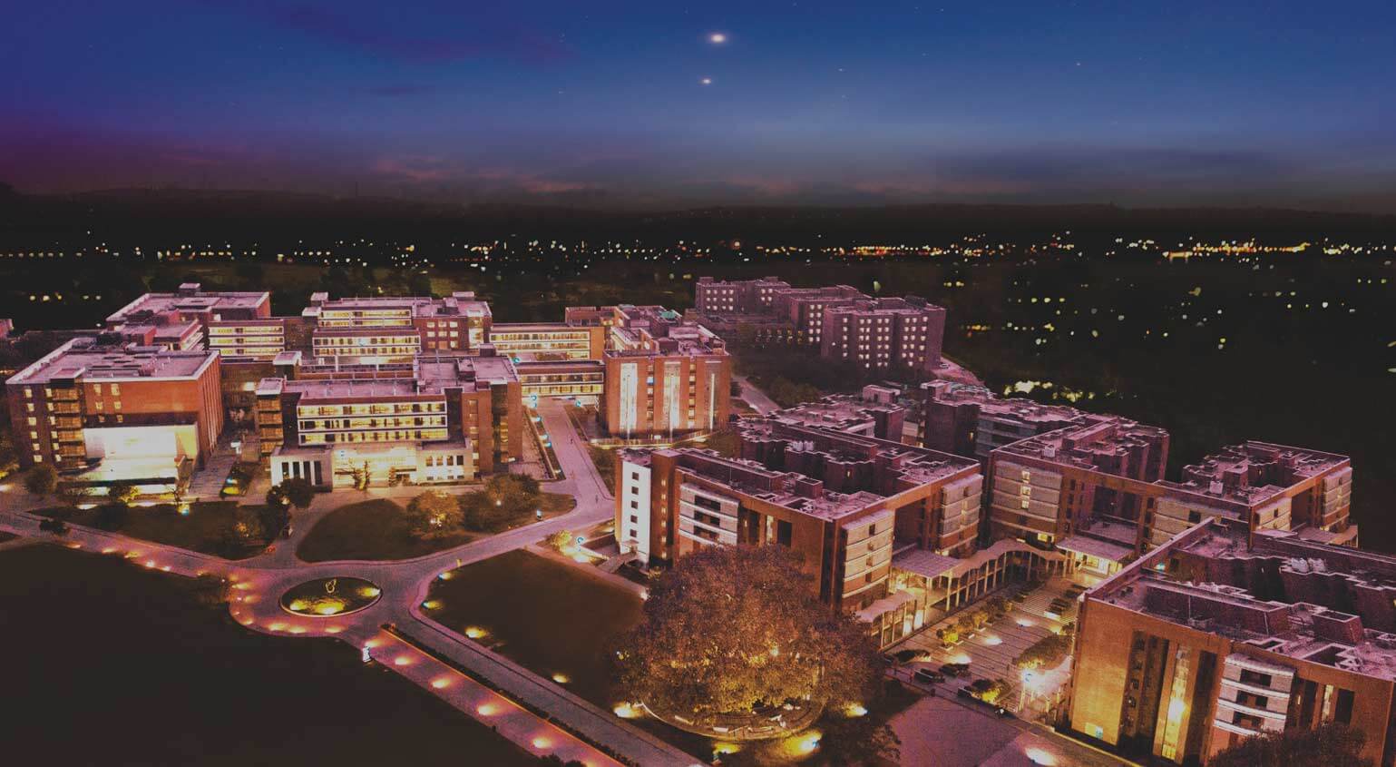Amity University Gurgaon - night