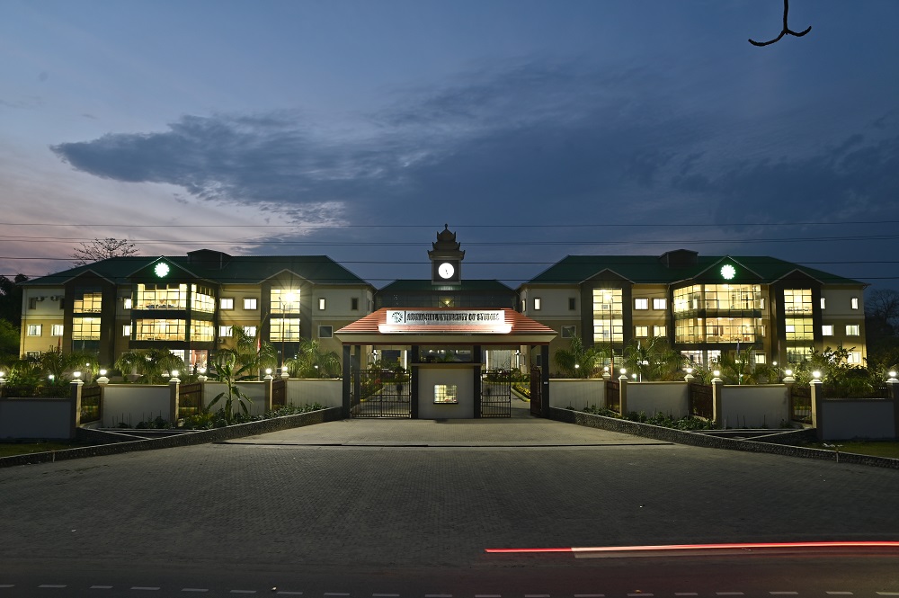 Arunachal University of Studies - night