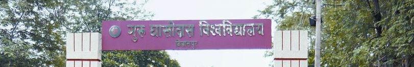 Guru Ghasidas Vishwavidyalaya - entrance
