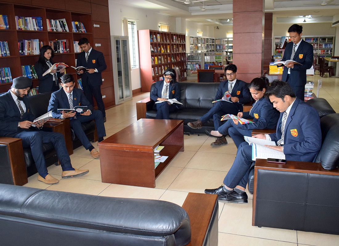 Kaziranga University - library