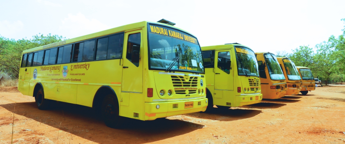 Madurai Kamaraj University - transport