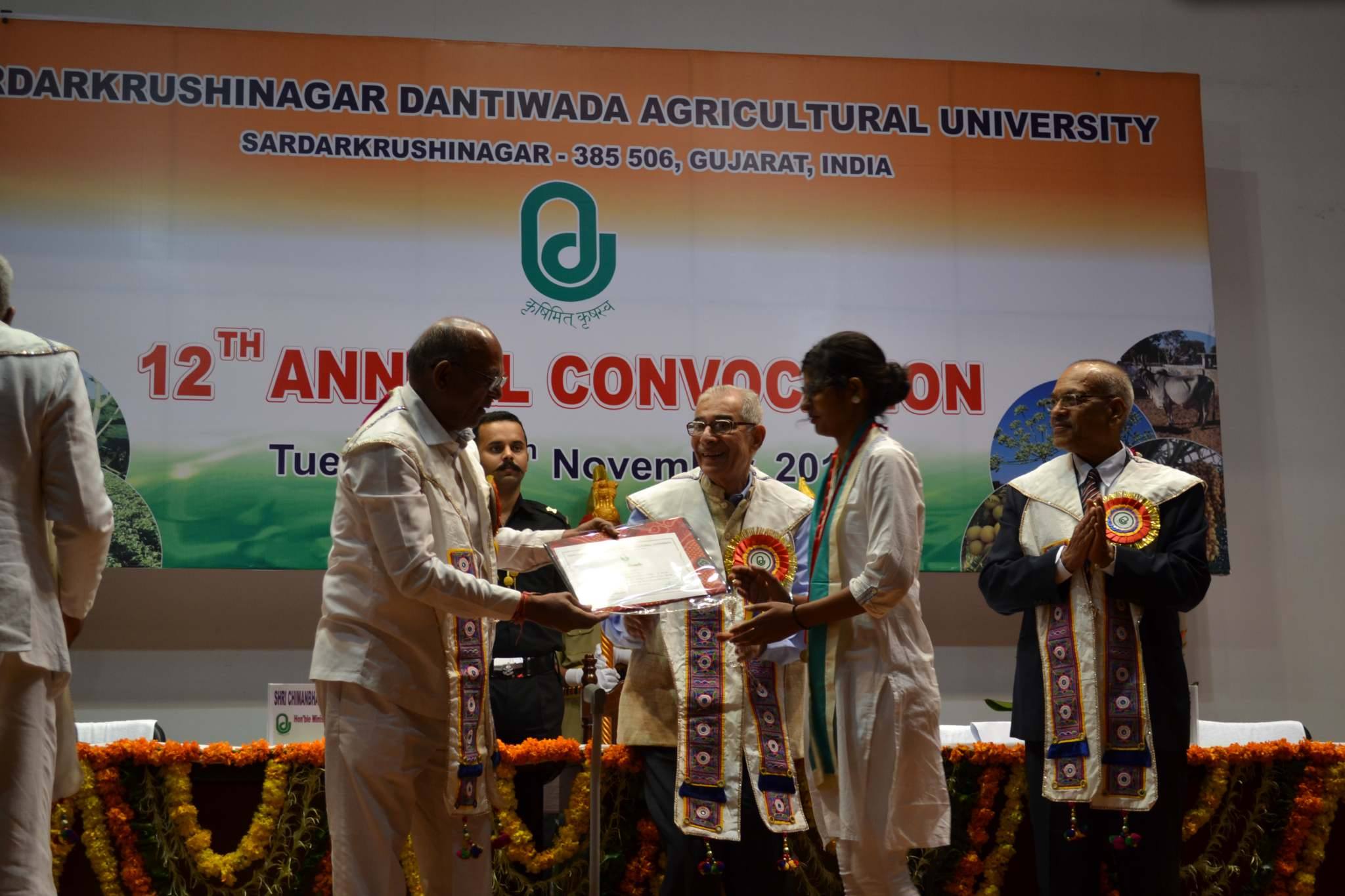 Sardarkrushinagar Dantiwada Agricultural University - convocation