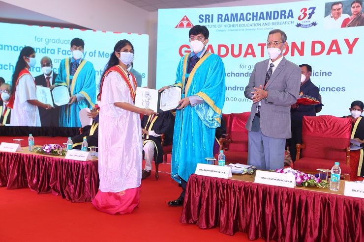 SRIHER - Courses, Admission 2024, Fee, Placements, Ranking - convocation