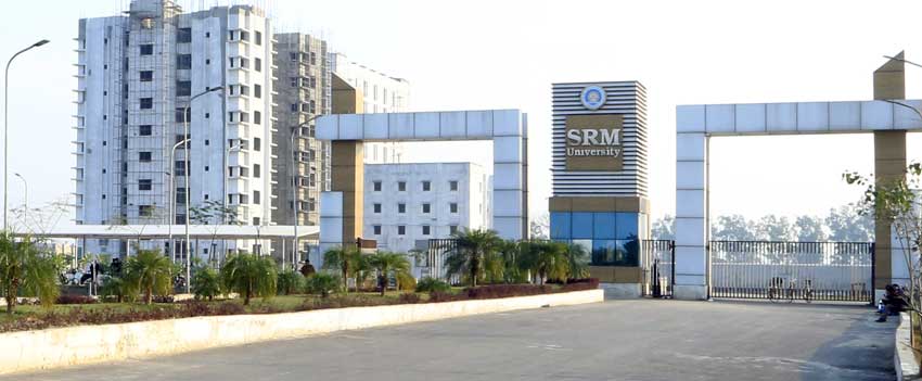 SRM University Sonepat - entrance