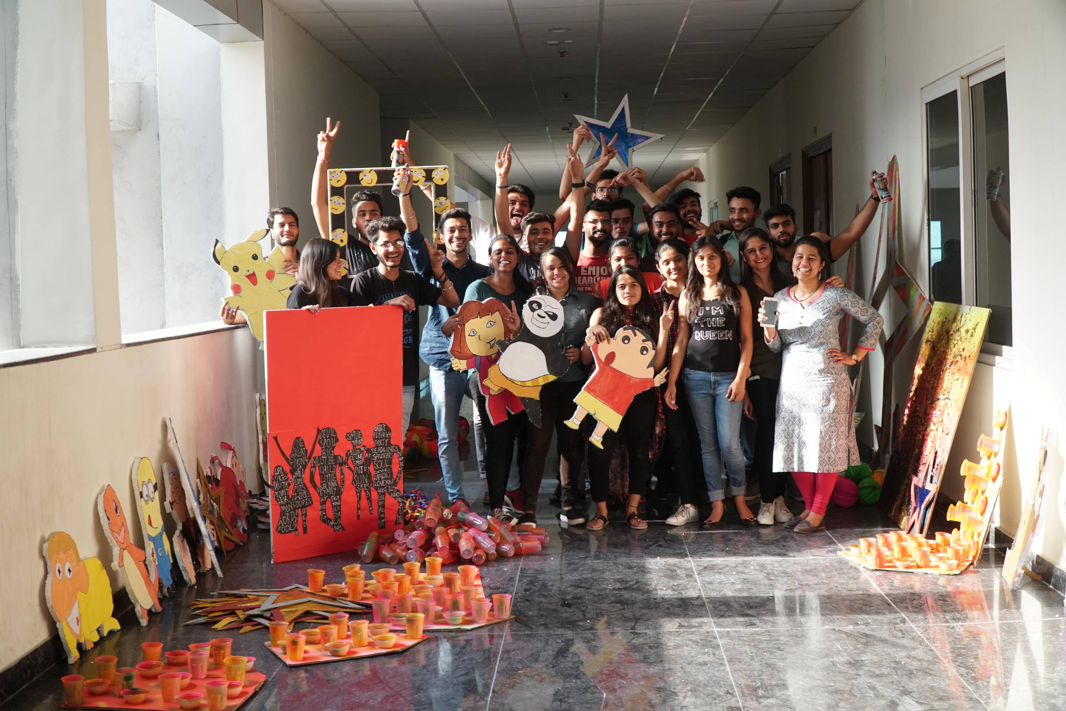 SRM University Sonepat - students