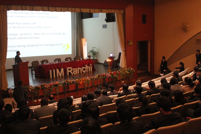 IIM Ranchi - Indian Institute of Management - auditorium