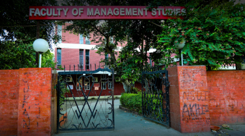 FMS Delhi Faculty of Management Studies - entrance