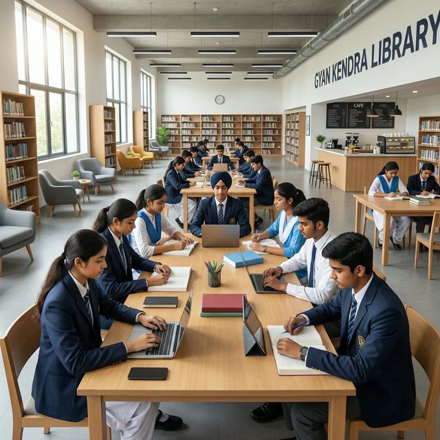 CBSE 12 Students Studying